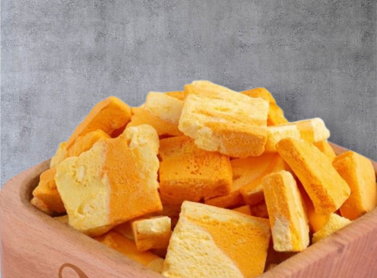 Carrot Cream Milk Ice Cream Crunchy Snack