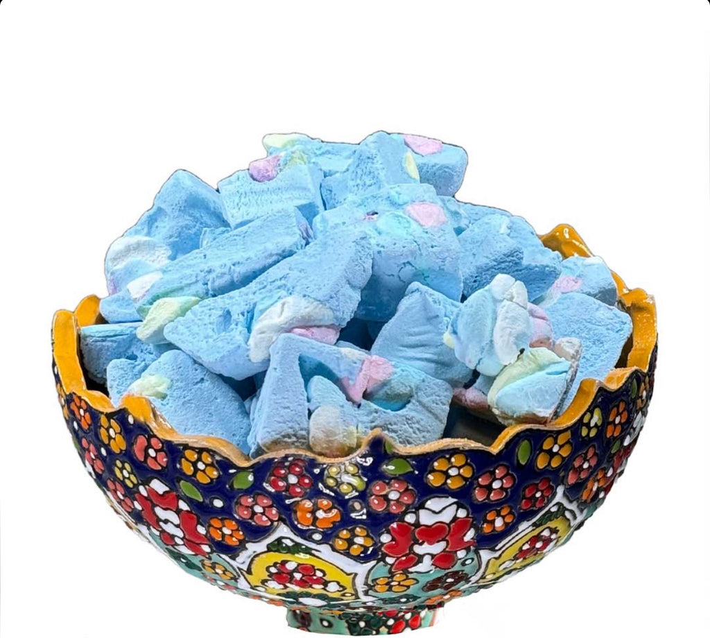 Blueberry Marshmallow Crunchy Ice Cream Snack